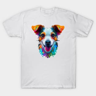Jack Russell Terrier Painting T-Shirt